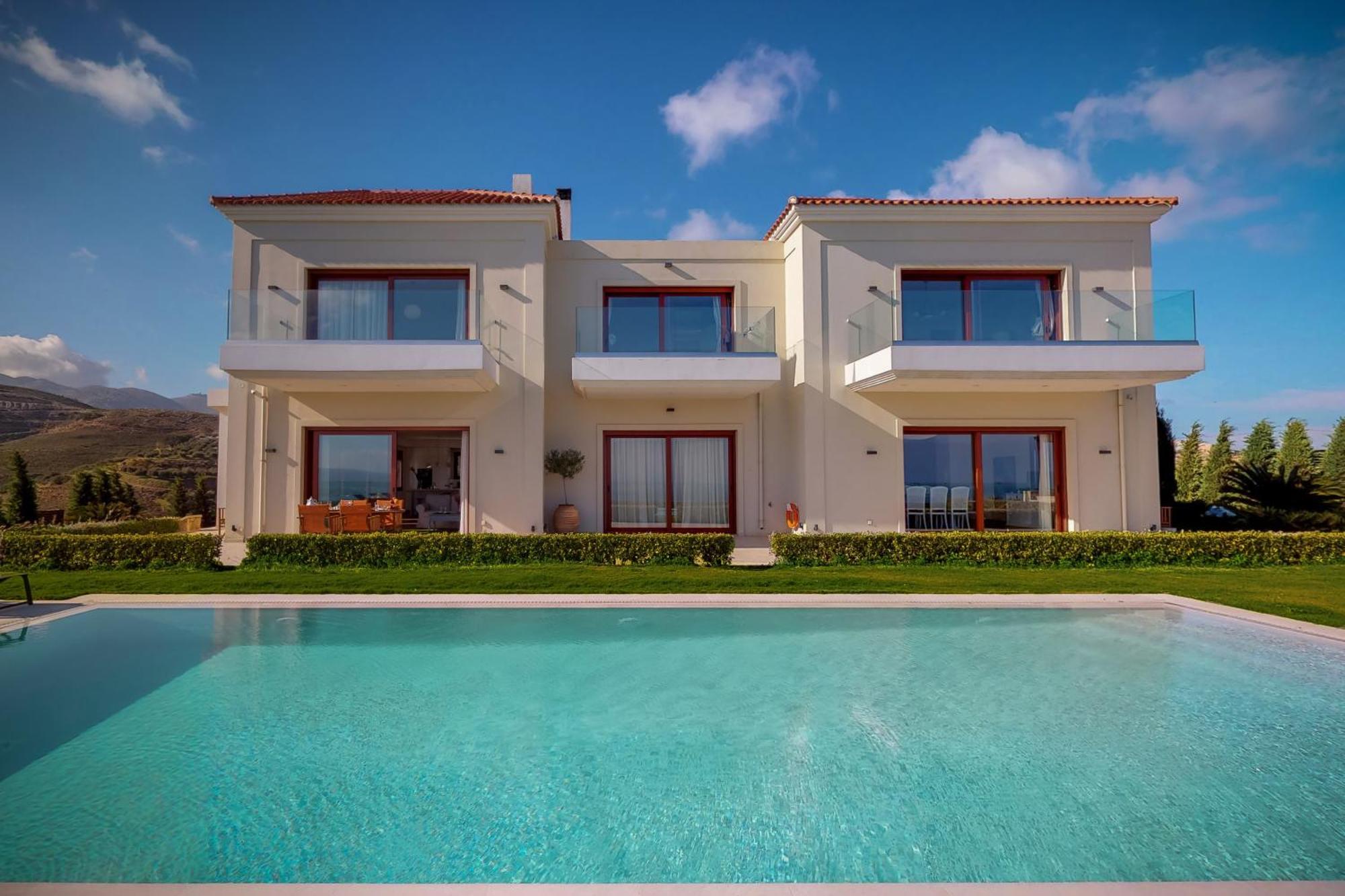 Ocean Villas Complex アギア・ペラギア エクステリア 写真
