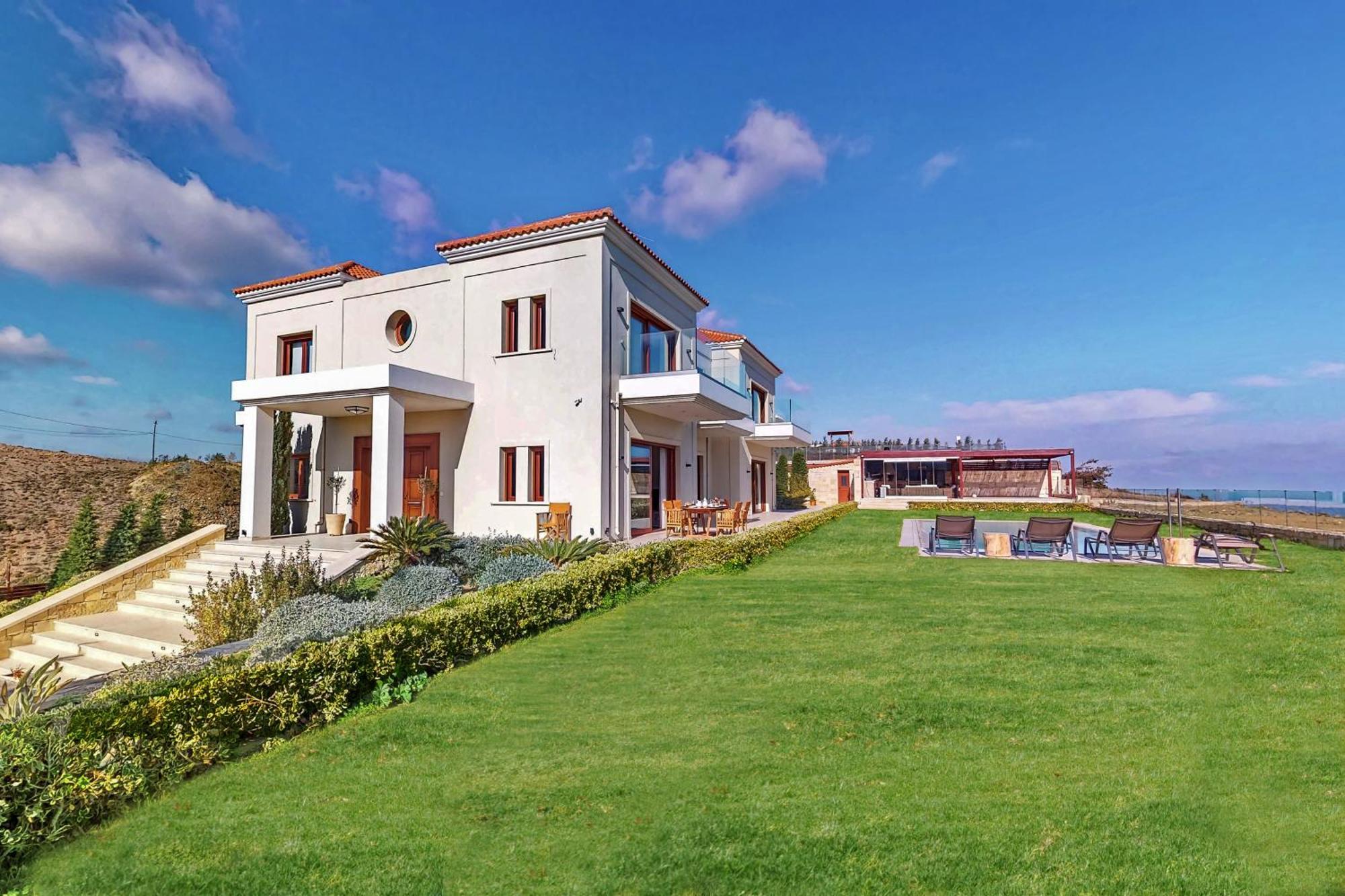Ocean Villas Complex アギア・ペラギア エクステリア 写真